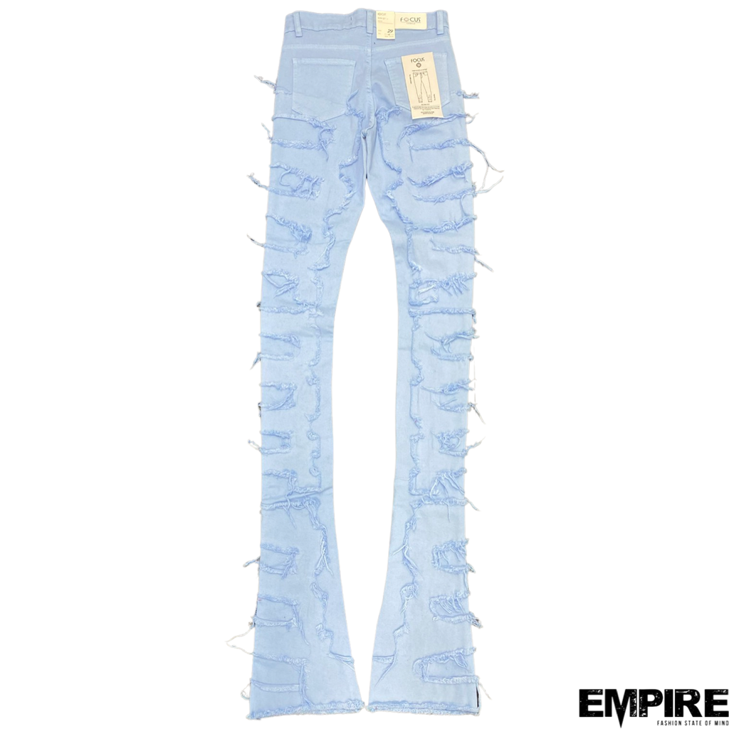 Focus Super Stacked Destroyed Denim