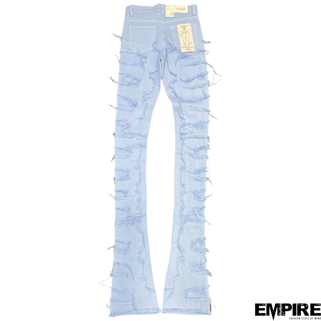 Focus Super Stacked Destroyed Denim