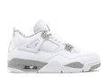 Air Jordan 4 Retro White/Fire Red Tech Grey Shoe